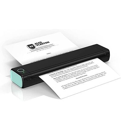AIMO M08F Bluetooth + USB A4 Taşınabilir Mobil Yazıcı - 1