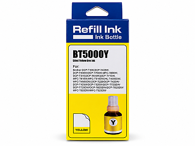 Brother BT5000 Sarı Muadil Mürekkep 50 ml - 1