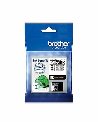 Brother LC472BK Siyah Orijinal Kartuş - MFC-J2340DW / J3540DW - 1