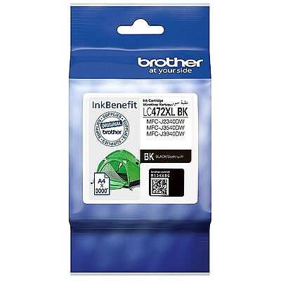 Brother LC472XL BK Siyah Orijinal Kartuş - MFC-J2340DW / J3540DW - 1