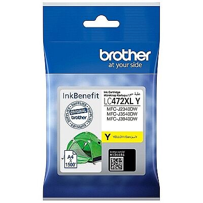 Brother LC472XL Y Sarı Orijinal Kartuş - MFC-J2340DW / J3540DW - 1