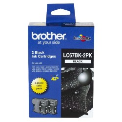 Brother LC67 - LC1100 Siyah Kartuş 2'li Paket - Orijinal - Thumbnail