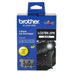 Brother LC67 - LC1100 Siyah Kartuş 2'li Paket - Orijinal