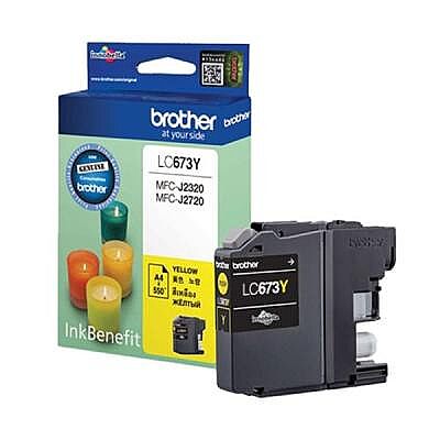 Brother LC673Y Sarı Orijinal Kartuş - MFC-J2720 / MFC-J2320 - 1