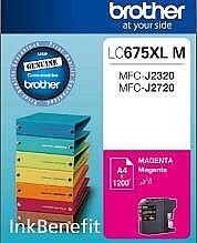 Brother LC675XLM Yüksek Kapasite Kırmızı Orijinal Kartuş - MFC-J2720 / MFC-J2320 - 1