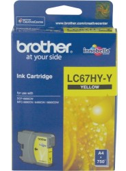 Brother LC67H - LC1100H Sarı Kartuş Yüksek Kapasiteli - Orijinal - Thumbnail