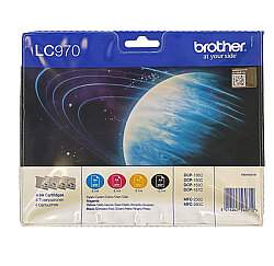 Brother LC970 4 Renkli Orijinal Kartuş - DCP-135C / DCP-150C - 1
