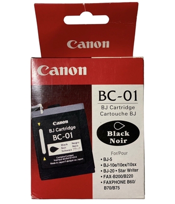 Canon BC-01 Siyah Kartuş BJ-10 BJ-20