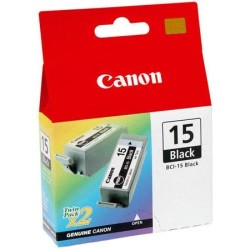 Canon BCI - 15 Siyah Kartuş - Orijinal - Thumbnail