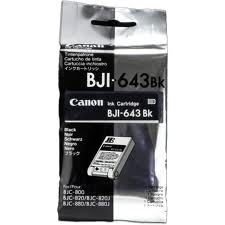 Canon BJI-643BK (1009A001) Siyah Kartuş BJC-800 BJC-820