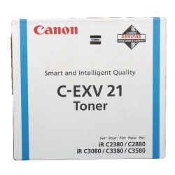 Canon - Canon C-EXV-21 Mavi Fotokopi Toneri - Orijinal