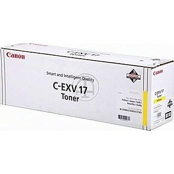 Canon C-EXV17 (0259B002) Sarı Orijinal Toner - IR-C4080 / IR-C4580 - 1