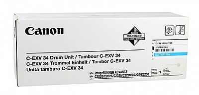 Canon C-EXV34 (3787B003) Mavi Orijinal Drum Ünitesi - IR-C2020 / IR-C2030 - 1