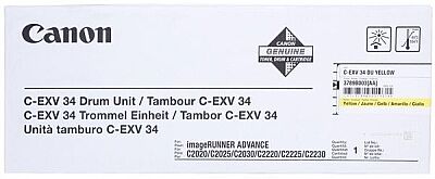 Canon C-EXV34 (3789B003) Sarı Orijinal Drum Ünitesi - IR-C2020 / IR-C2030 - 1