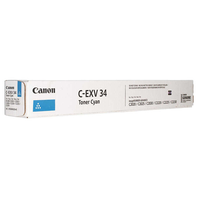 Canon C-EXV34C (3783B002AA) Mavi Toner IR-C2020 IR-C2030