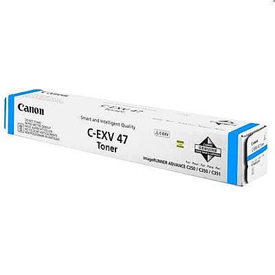 Canon C-EXV47 C (8517B002) Mavi Orijinal Toner - IR-C250i / IR-C350i - 1