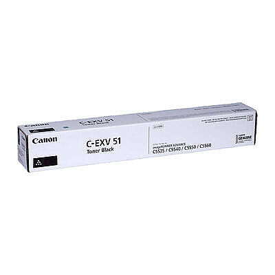 Canon C-EXV51 (0481C002) Siyah Orijinal Toner - IR-C5535i / IR-C5540i - 1