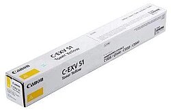 Canon C-EXV51 (0484C002) Sarı Orijinal Toner - IR-C5535i / IR-C5540i