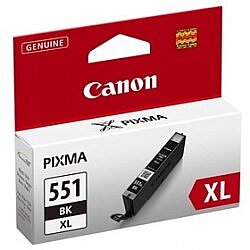 Canon CLI-551XL BK (6443B001AA) Yüksek Kapasite Siyah Orijinal Kartuş - MG5450 / MG6350