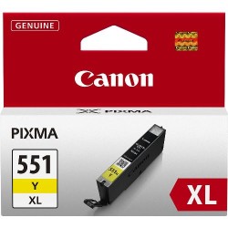 Canon CLI-551XL Sarı Kartuş Yüksek Kapasiteli - Orijinal - Thumbnail