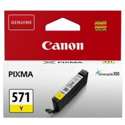 Canon - Canon CLI-571 Sarı Kartuş - Orijinal
