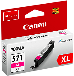 Canon CLI-571XL M (0333C001) Yüksek Kapasite Kırmızı Orijinal Kartuş - MG5700 / MG6800 - 1