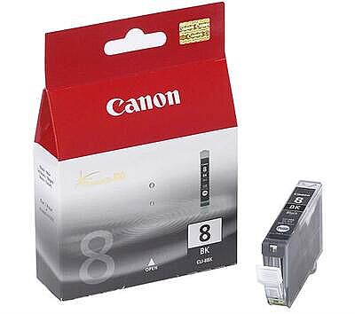 Canon CLI-8BK (0620B024) Siyah Orijinal Kartuş - IP3300 / IP4200 - 1