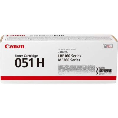 Canon CRG-051H BK (2169C002) Siyah Orjinal Toner - LBP160dw / MF264dw - 1