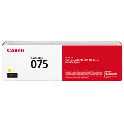 Canon CRG-075 6362C002 Sarı Orijinal Toner - 1