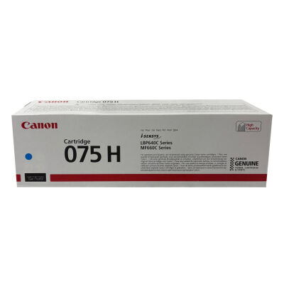 Canon CRG-075H C (6368C001) Mavi Orjinal Toner Yüksek Kapasiteli - MF662Cdw / LBP646Cdw - 1