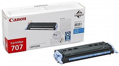 Canon CRG-707C (9423A004) Mavi Orijinal Toner - LPB5000 / LBP5100 - 1