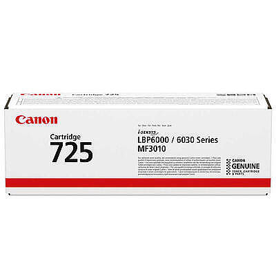 Canon CRG-725 Siyah Orijinal Toner - LBP6000 / LBP6030 / MF3010 - 1