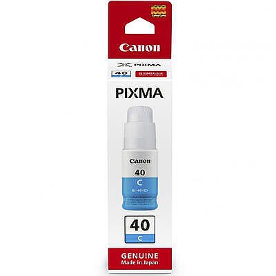 Canon GI-40C (3400C001) Mavi Mürekkep Kartuşu - G5040 / G6040 - 1