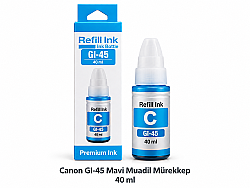 Canon GI-45 Mavi Muadil Mürekkep 40 ml