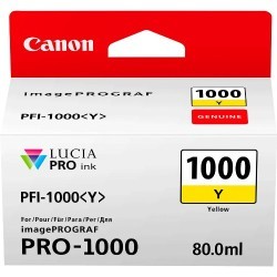 Canon PFI-1000 Sarı Kartuş - Orijinal - Thumbnail