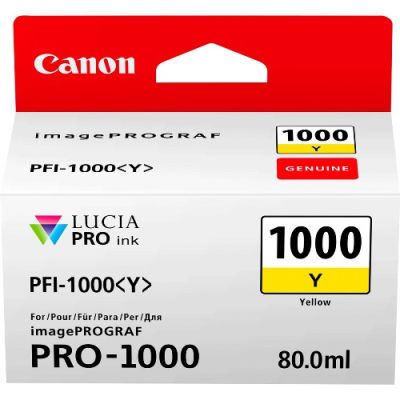 Canon PFI-1000 Sarı Kartuş - Orijinal