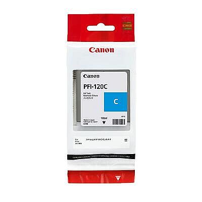Canon PFI-120C (2886C001) Mavi Orijinal Kartuş - TM-200 / TM-205 - 1