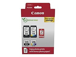 Canon PG-545 / CL-546 (8287B008) İkili Paket Orijinal Kartuş