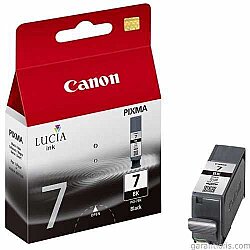 Canon PGI-7BK (2444B001AA) Siyah Orijinal Kartuş - IX7000 / MX7600