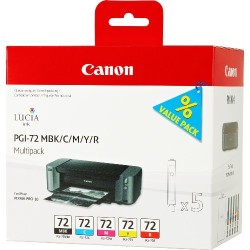 ​Canon PGI72MBK/PGI72C/PGI72M/PGI72Y/PGI72R Kartuş Paketi - Orijinal - Thumbnail