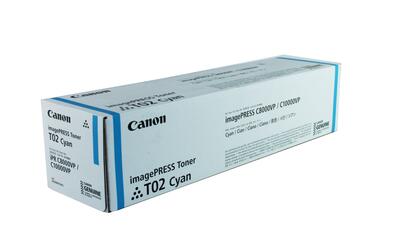 Canon T02(8530B001) Mavi Toner ImagePress C8000VP C10000VP