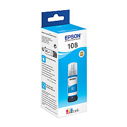 Epson 108 Mavi (Cyan) Orijinal Mürekkep 70 ml - C13T09C24A
