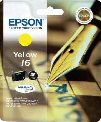 Epson - Epson 16-T1624-C13T16244020 Sarı Kartuş - Orijinal