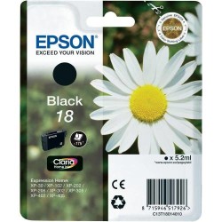 Epson 18-T1801-C13T18014020 Siyah Kartuş - Orijinal - Thumbnail