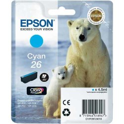 Epson - Epson 26-T2612-C13T26124020 Mavi Kartuş - Orijinal