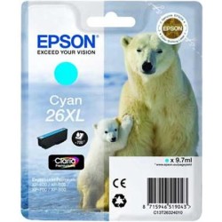 Epson - Epson 26XL-T2632-C13T26324020 Mavi Kartuş - Orijinal