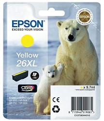 Epson 26XL-T2634-C13T26344020 Sarı Kartuş - Orijinal - Thumbnail
