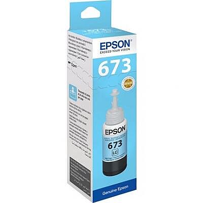 Epson C13T67354A (T6735) Açık Mavi Orijinal Mürekkep Kartuş - 1