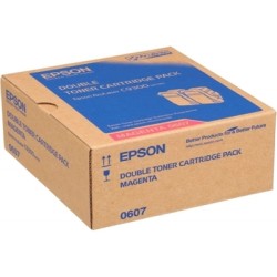 Epson C9300-C13S050607 Kırmızı Toner 2'li Paket - Orijinal - Thumbnail