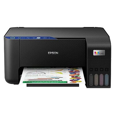 Epson EcoTank L3251 Wi-Fi + Tarayıcı + Fotokopi Renkli Çok Fonksiyonlu Tanklı Mürekkep Püskürtmeli Yazıcı - 1
